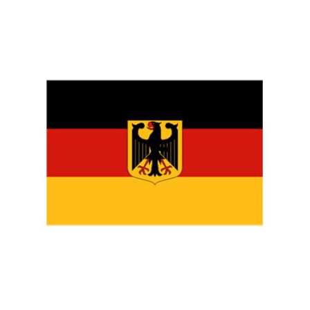 Bundeswappenflagge Deutschland, Stoffqualität FlagTop 110 g / m² oder 160 g / m²