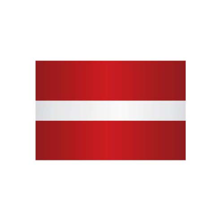 Länderflagge Lettland, Stoffqualität FlagTop 110 g / m² oder 160 g / m²