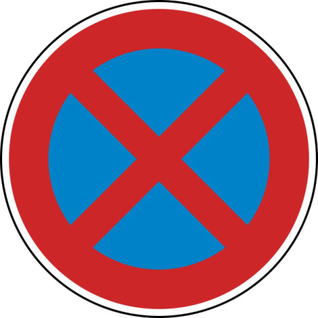 Verkehrszeichen 283 StVO, Absolutes Haltverbot