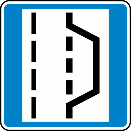 Verkehrszeichen 328 StVO, Nothalte- und Pannenbucht