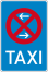 Verkehrszeichen 229-30 StVO, Taxenstand Mitte (Rechtsaufstellung)