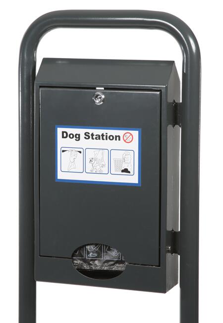 Tütenspender 'State Nebraska' für Hundekotentsorgung, aus Stahl, zum Aufschrauben