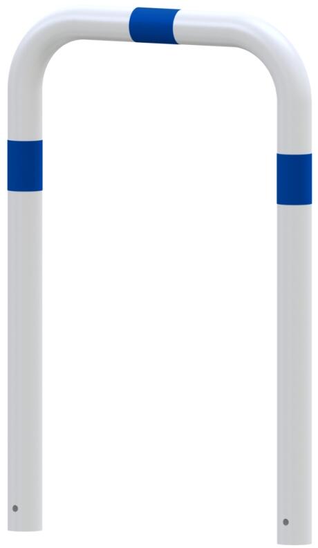Rammschutzbügel als E-Ladesäulenschutz, Höhe 1000 mm, ø 76 mm, Breite 750 oder 1000 mm, versch.