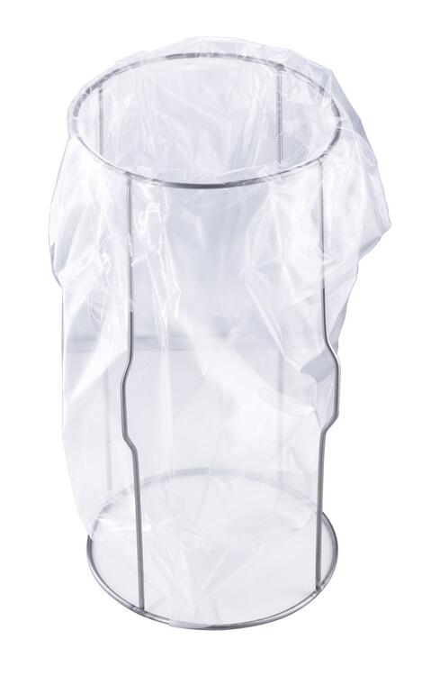 Anwendungsbeispiel mit Müllbeutel (nicht enthalten):