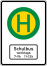 Verkehrszeichen 224-51 StVO, Haltestelle Linien- und Schulbusse, einseitig