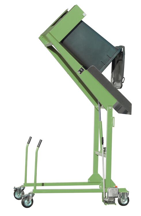 Mülltonnen-Kippstation 'Typ MKS', für Müllgroßbehältern 120 und 240 Liter