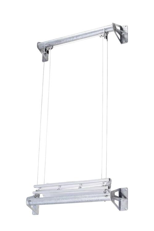 Fahnenhalter 'Genius' aus Stahl, mit Hissvorrichtung