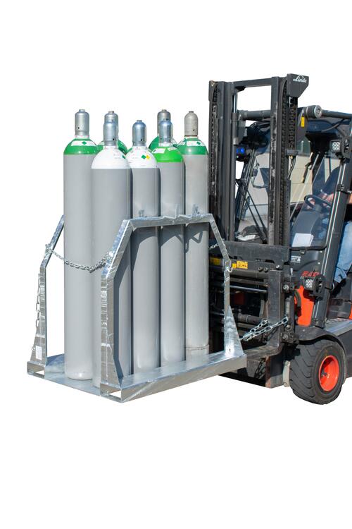 Stahlflaschen-Palette 'Typ SFP', für den Transport von Stahlflaschen