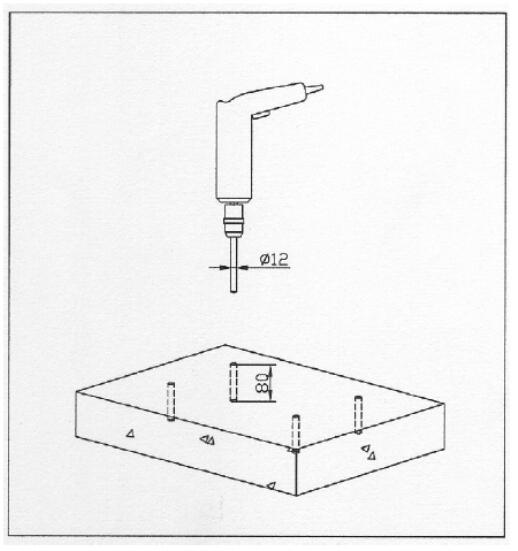 Technische Ansicht: Montagesatz Typ 2 Universalbefestigung (Art. 10307)