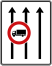 Verkehrszeichen 524-31 StVO, Fahrstreifentafel