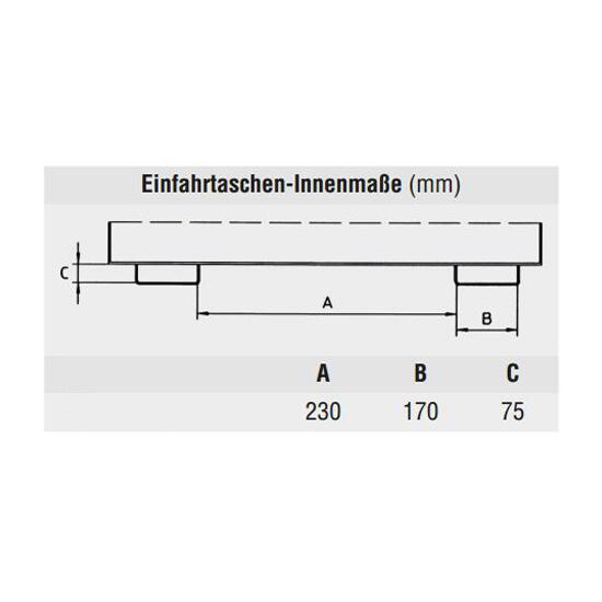 Mülltonnen-Heber 'Typ MH', für Müllgroßbehälter 80 bis 360 Liter