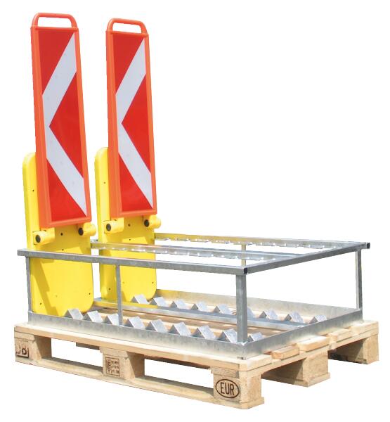 Modellbeispiel: Transport- und Lagerbox KC-770M, für 20 Klappbaken (Art. 18403) Klappbaken nicht im