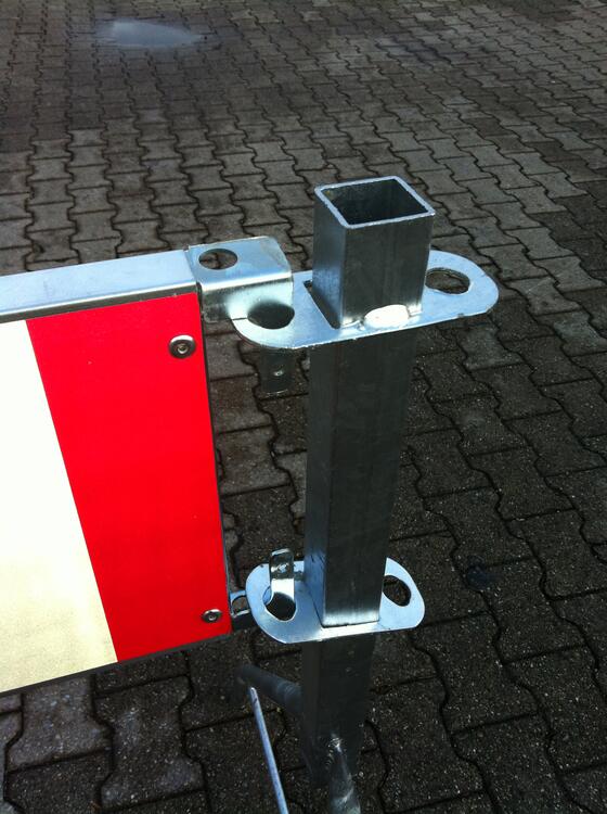 Absperrschranke 'Cordon light' gemäß TL, rot/weiß, versch. Längen