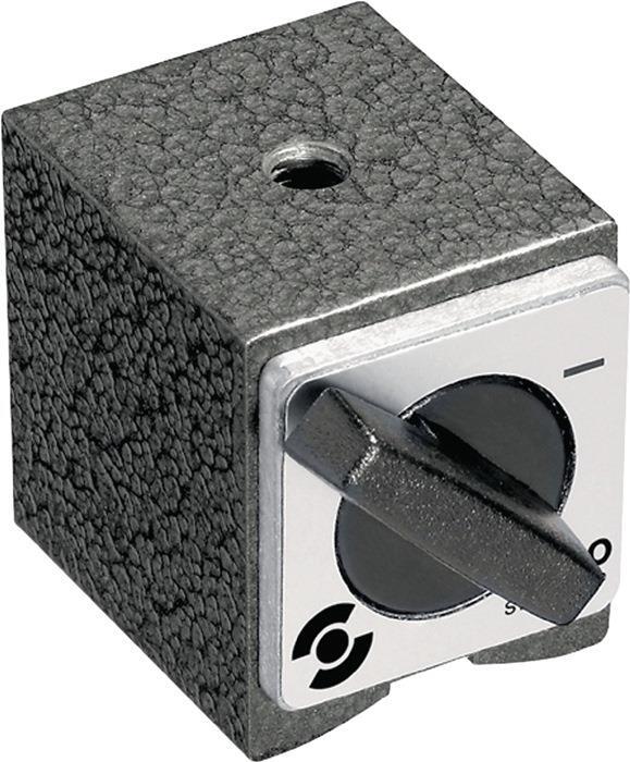 Magnetfuß M6 34x30x35mm oder M8 60x50x55mm, FISSO Zubehör für Magnet-Messstative, Haftkraft 300N