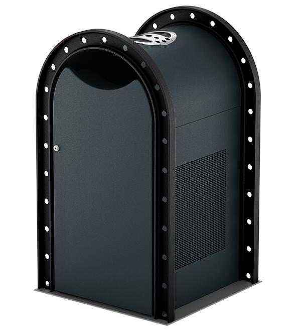 Modellbeispiel: Abfallbehälter -City 350- anthrazitgrau/tiefschwarz (Art. 36659-12)