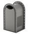 Modellbeispiel: Abfallbehälter -City 350- graualuminium (Art. 36663-14)