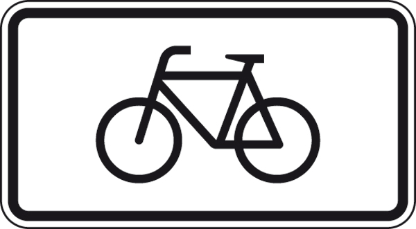 Verkehrszeichen 1010-52 StVO, Nur Radverkehr