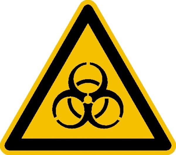 Modellbeispiel: Warnschild Warnung vor Biogefährdung (Art. 21.0232)