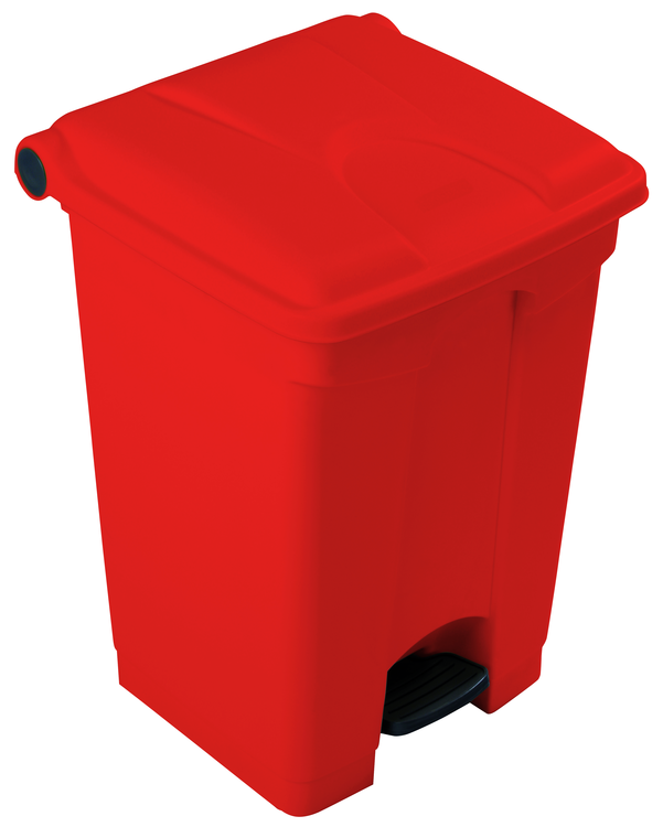 Modellbeispiel: Abfallbehälter -Pro 9- 45 Liter mit Pedalmechanismus rot (Art. 35650-03)