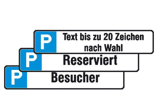 Parkplatzschild  RESERVIERT  Geschäftsleitung