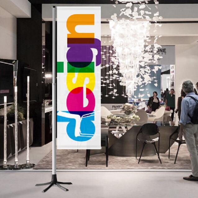 Fahnenständer 'TEMPAFLAG', mobil und höhenverstellbar