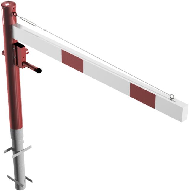 Modellbeispiel: Drehschranke, horizontal schwenkbar (Art. 4113.15-fb)
