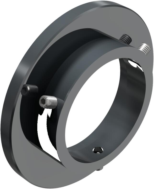 Modellbeispiel: Bodenrosette anschraubbar für Absperrbarriere Typ 478 (Art. 478rb)