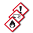 GHS-Gefahrstoffsymbole -Protect-, 100 x 100 mm, Einzeletiketten (selbstklebend)