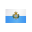 Länderflagge San Marino, Stoffqualität FlagTop 110 g / m² oder 160 g / m²