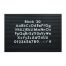 Steckbuchstaben -Block- für Rillengummitafel, Höhe 20 mm, weiß, versch. Varianten