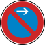Verkehrszeichen 286-21 StVO, Eingeschränktes Haltverbot Anfang (Linksaufstellung)