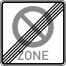 Verkehrszeichen 290.2 StVO, Ende eines eingeschränkten Haltverbots für eine Zone