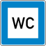 Verkehrszeichen 365-58 StVO, Toilette