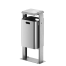 Modellbeispiel: Abfallbehälter -City 200- aus Aluminium, Modell zum Aufschrauben (Art. 12660-0101)