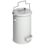 Modellbeispiel: Abfallbehälter -Cubo Alano- in lichtgrau beschichtet (Art. 16001)