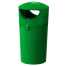 Modellbeispiel: Abfallbehälter -Metro Hooded- in dunkelgrün (Art. 37698)