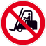 Modellbeispiel: Verbotszeichen Für Flurförderzeuge verboten (Art. 90.9453)