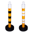 Modellbeispiel: Kettenpfosten 5er-Set -Maxi Plus- in gelb/schwarz oder gelb/weiß erhältlich (v.l. 40448, 40449)