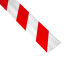 Modellbeispiel: Reflexfolie in rot/weiß im Zuschnitt (Art. 40107)