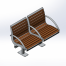 Technische Ansicht: 2-Sitzer -Freelax- zum Aufdübeln (Art. 20746)