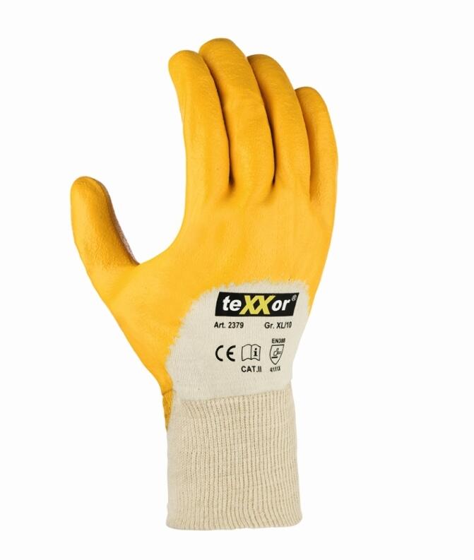 teXXor® topline Nitril-Handschuhe ′STRICKBUND′