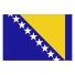 Länderflagge Bosnien und Herzegowina, Querformat, verschiedene Größen, 110 g/m² oder 160 g/m²