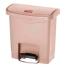 Abfallbehälter ′Slim Jim Step-On′ Rubbermaid, 15-90 Liter aus Kunststoff, Pedal an der Breitseite - 