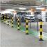 Leitzylinder ′FlexCone′ aus PE, ø 100 mm, selbstaufrichtend und vollreflektierend, schwarz-gelb -