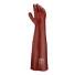 teXXor® topline Chemikalienschutz-Handschuhe ′PVC ROTBRAUN′, Länge 580 mm