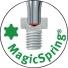 WIHA Schraubendreher MagicSpring T6-T25, Klingenlängen 60-100mm, SoftFinish Griff, TORX®-Profil