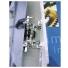 DURABLE Schnellhefter 251219 DIN A4, PVC transparent, Sichthefter mit Innentasche, 100 Blätter