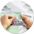 HERMA Schutzfolie 7005, 7010, 7015, 40cm, glänzend, transparent, selbstklebend, Made in Germany