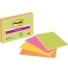 Post-it Super Sticky Meeting Notes 4St, 152x101mm oder 203x152mm, haftet auf allen Oberflächen