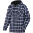 Thermohemd WILLISTON TEXXOR, Gr.L, M, XL, XXL, blau/weiß, mit Sherpa Futter, warm und stylish